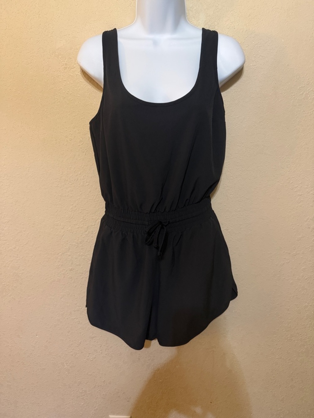 Abercrombie & Fitch Black Sleeveless Romper